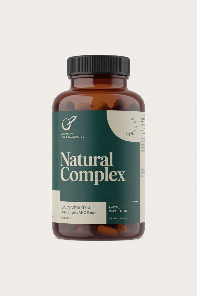 InnerViva natural complex packaging for daily vitality and inner balance